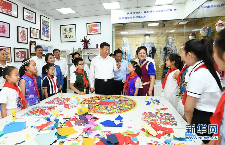 习近平在内蒙古考察并指导开展“不...